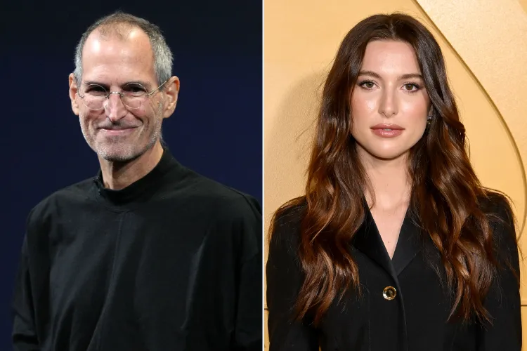 Steve Jobs and Eve Jobs